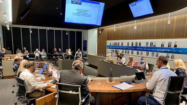 Shellharbour Council during the first ordinary council meeting of the new term. Picture: Shellharbour Council