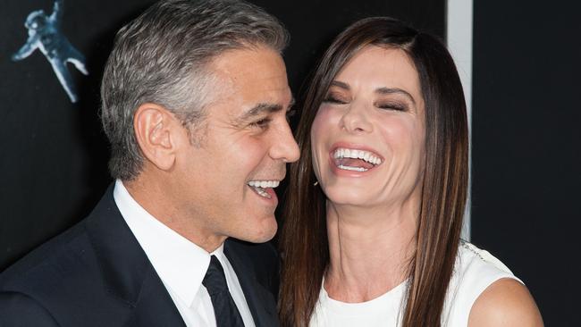 NEW YORK, NY - OCTOBER 01: George Clooney and Sandra Bullock attends the 