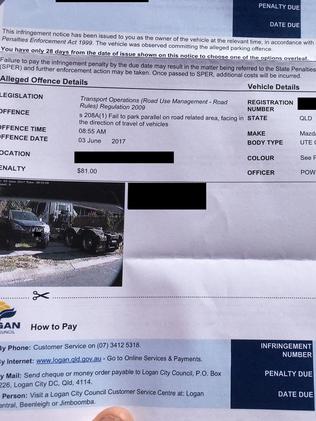 Parking tickets issued for vehicles in driveway of Queensland home ...