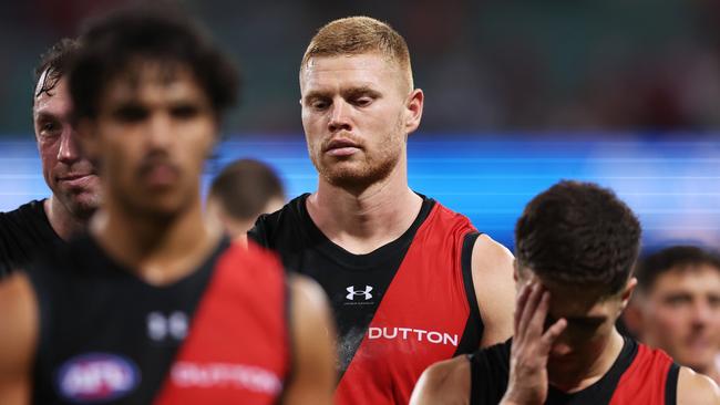 Peter Wright’s next match will be the Anzac Day game against Collingwood after he was handed a four-week suspension for the collision that knocked out Swan Harry Cunningham. Picture: Matt King / Getty Images