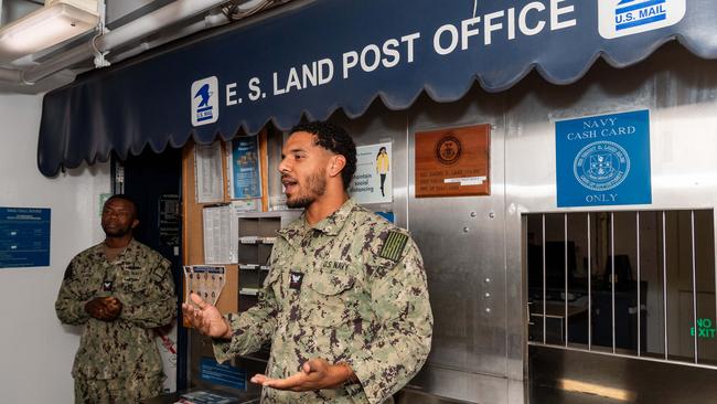 It can take months, but packages find their way to sailors no matter where they are deployed. Picture: Pema Tamang Pakhrin