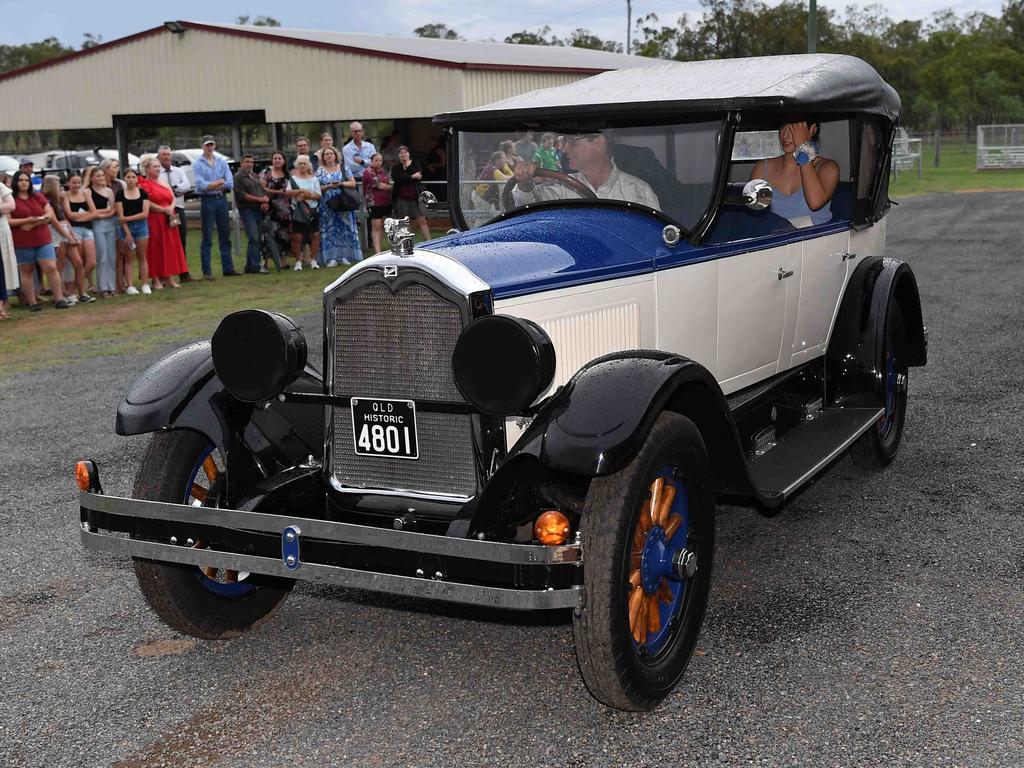 Burnett State High school formal car photos. Picture: Patrick Woods.