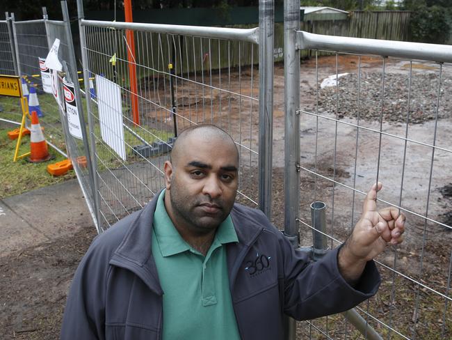 Residents like Preyesh Odhavjee have been impacted by delays. Picture: Dave Swift.