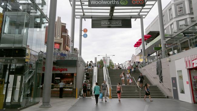 One of the incidents was in full view of commuters at Chatswood Interchange.