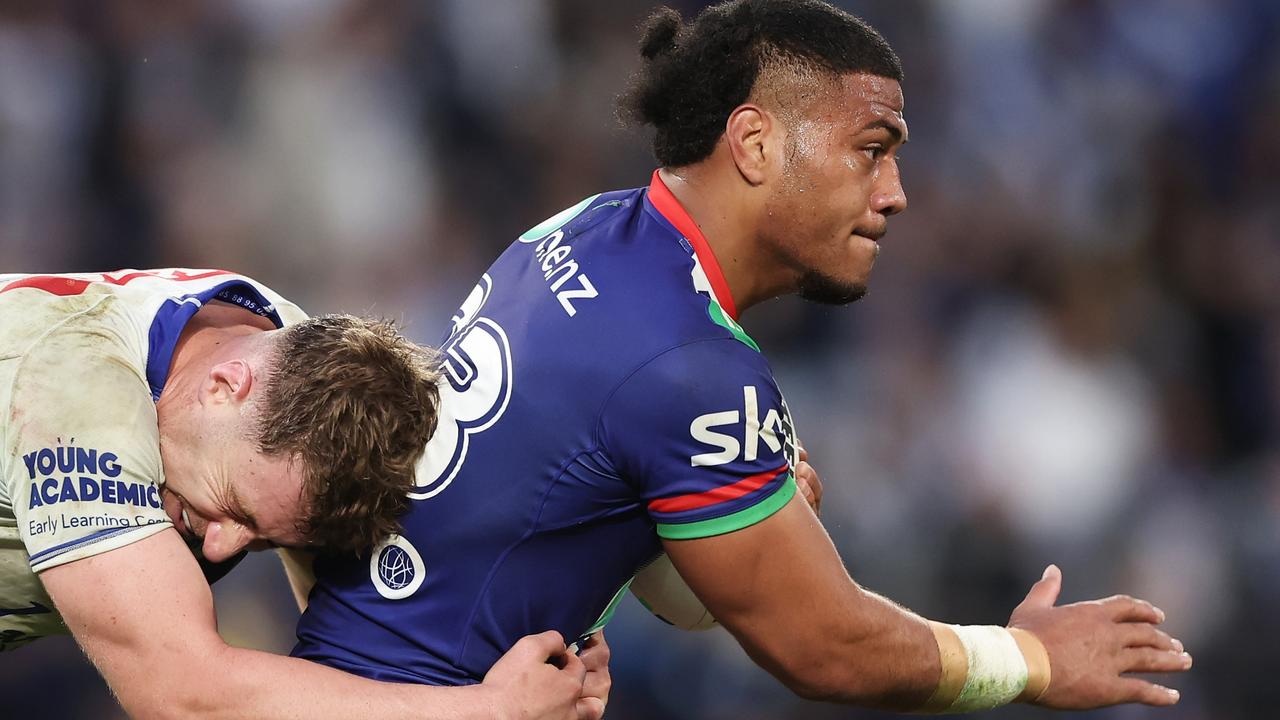 Leka Halasima is a future NRL star in the making. Picture: Getty Images