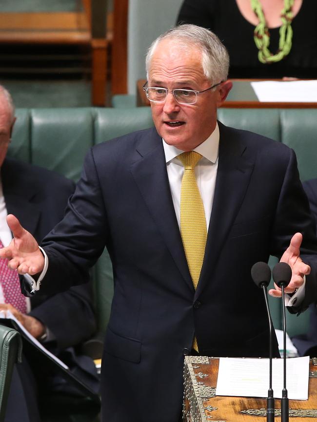 Prime Minister Malcolm Turnbull ... a double dissolution is a “live option”.