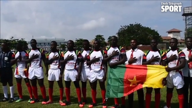 This is Cameroon's national Rugby League team