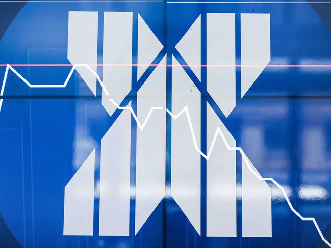 SYDNEY, AUSTRALIA - NewsWire Photos November 23, 2021: A multiple exposure photo showing Information boards at the Australian Securities Exchange, Sydney. Picture: NCA NewsWire / James Gourley