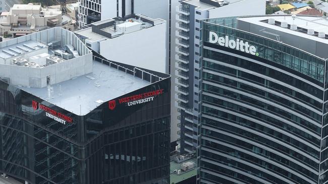 Deloitte and EY have followed peers KPMG and PwC in exiting Russia. Picture: NCA NewsWire / David Swift