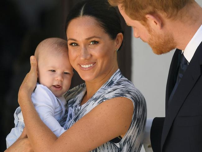 Prince Harry used a pet name for Archie while on a Zoom call with staff and volunteers from Britain’s Rugby Football League. Picture: Getty Images