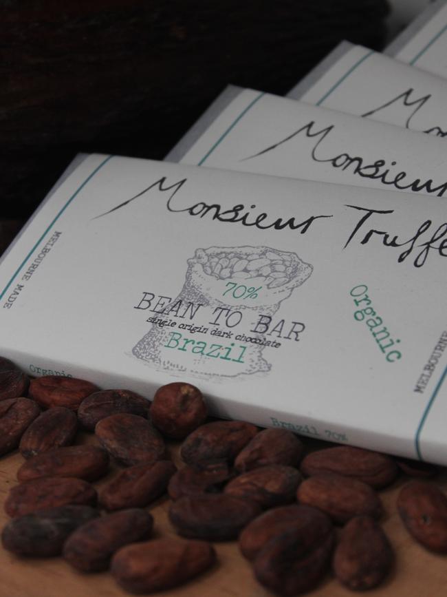 Monsieur Truffe Single origin bean to bar chocolate, East Brunswick. Picture: Supplied