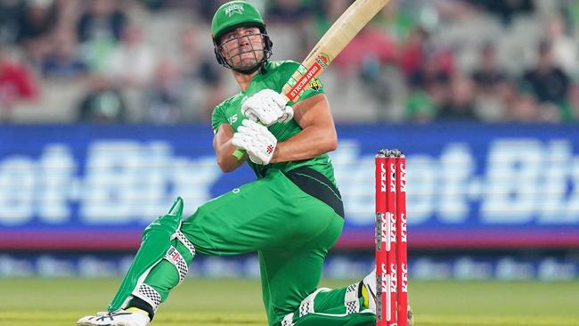 Marcus Stoinis will be a Melbourne Stars player for life after signing a contract extension. Picture: AAP Image/Scott Barbour