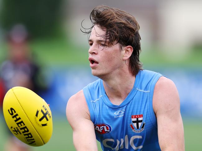 MELBOURNE, DECEMBER 6, 2024: St Kilda pre-season training at RSEA Park. Mattaes Phillipou. Picture: Mark Stewart