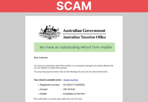 Scam alert from the ATO. Picture ATO 2.png