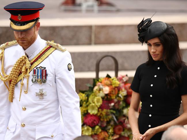 The parents-to-be joined the formalities. Picture: Getty Images