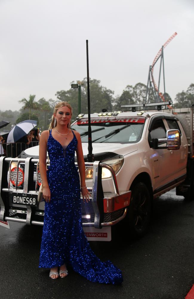 Mabel Park State High School formal at Dreamworld on November 11, 2024. Picture: Tori Little/Mabel Park State High School