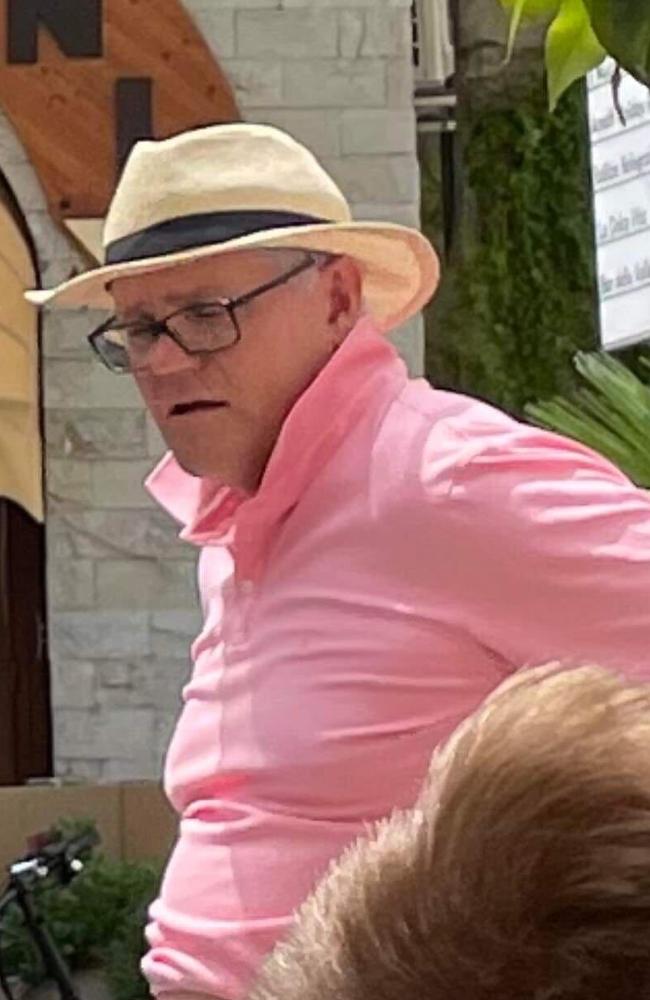 Scott Morrison in Amalfi, Italy, on July 4. Picture: Supplied