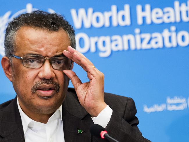 Donald Trump wrote a scathing letter addressed to Tedros Adhanom Ghebreyesus, Director General of the World Health Organisation, threatening funding cuts from the US. Picture: AP