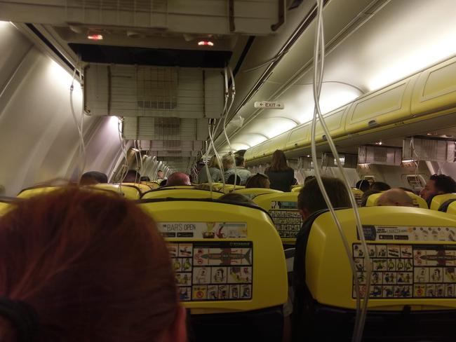 passengers on board horror Ryanair flight