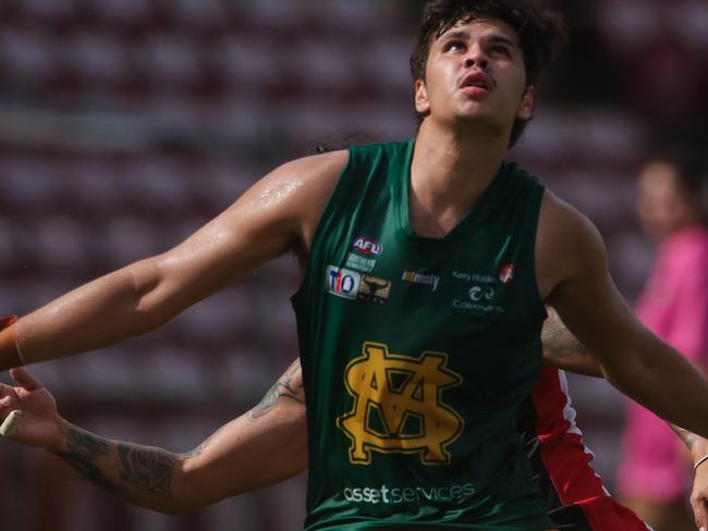 Braxton Ah Mat as St Mary's v Sthn Districts Men's Premier League at TIO Stadium.Picture GLENN CAMPBELL