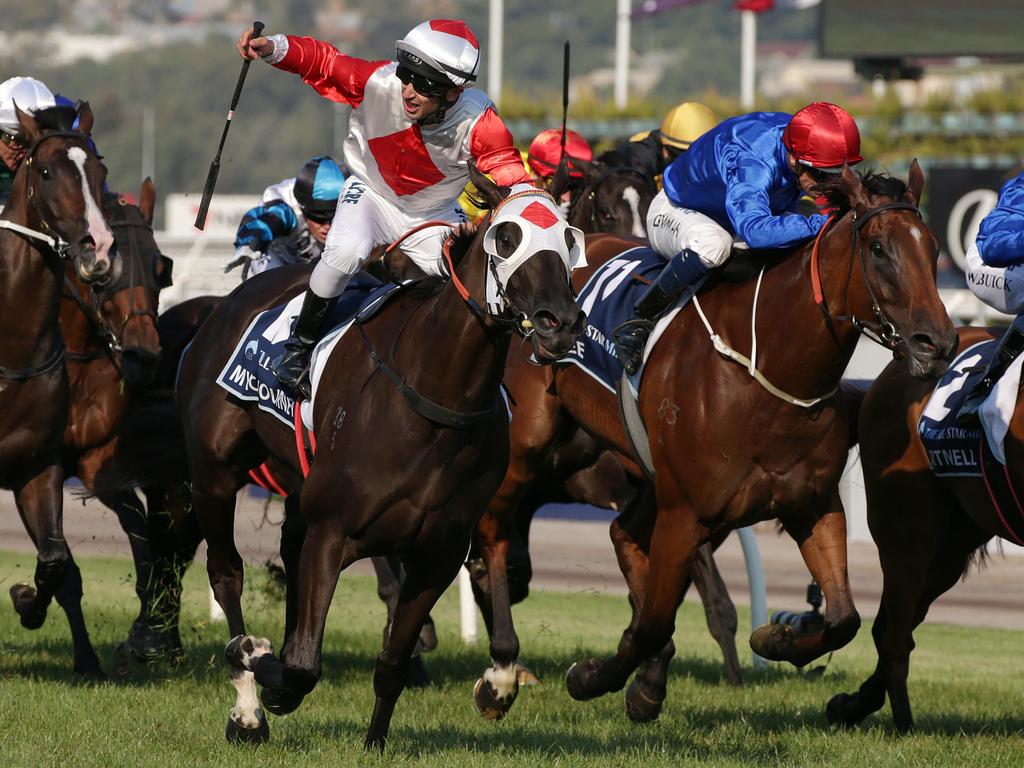 Mystic Journey takes out the All-Star Mile in March. Picture: AAP