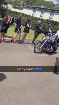 Finks bikie Jamie Goodworth farewelled at Sydney funeral