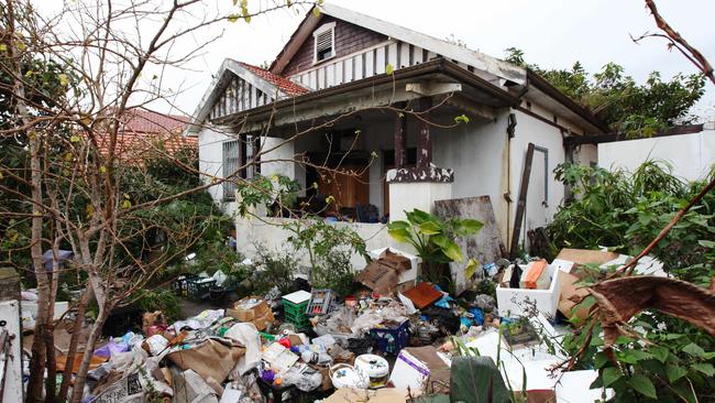 The notorious Bobolas family hoarder house is actually neat and tidy inside, insists owner Mary Bobolas, who bought the house for $15,000 in 1973. Picture: Hollie Adams/The Australian