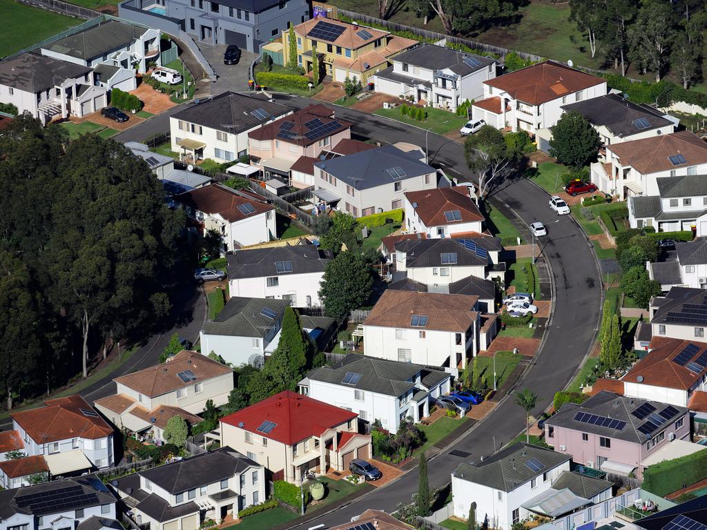 An average solar system for a family home is about 6.6kW. Picture: NCA NewsWire / Gaye Gerard