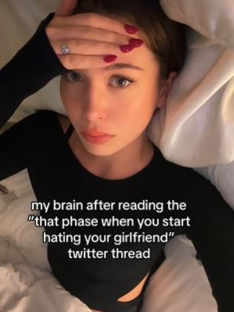 Young women are calling out this viral thread. Picture:TikTok/addyurdaddy