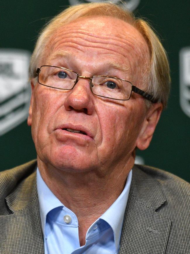 The war between clubs, Peter Beattie (pictured) and Todd Greenberg and the players’ association is heating up.