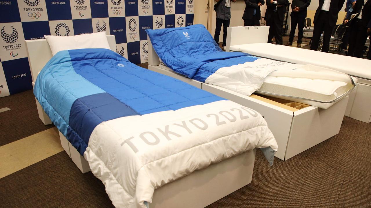 Tokyo Olympics 2020 Cardboard beds threaten athletes bedroom antics