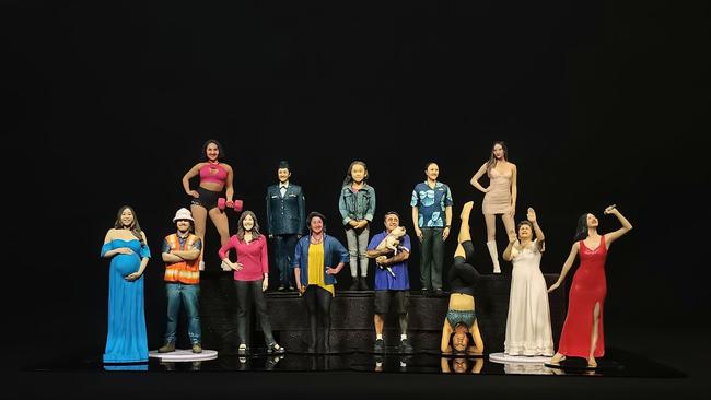 One of this year’s more unique gifts is an offer from Dooplikit, a Hawaii-based company that uses scans of your body to 3-D print a six-inch sandstone figurine in your likeness. Picture: Distinctive Assets
