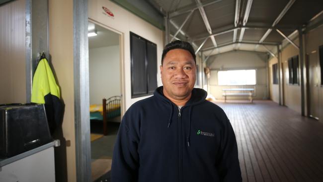 Samoan worker Pule Pule has been coming to work at Chislett farms each year for six years, sending money home to his wife and young daughter. Picture: Yuri Kouzmin