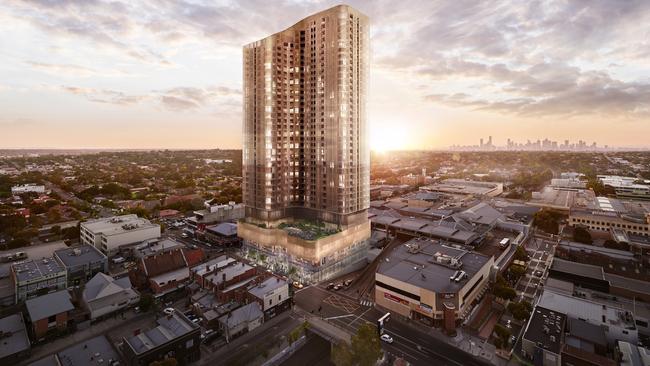 Sky One apartment complex at Box Hill is one of seven sites approved for high-rise.