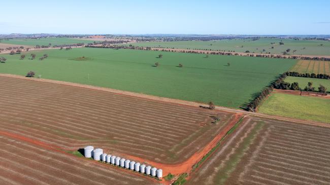 The Turner family are selling their mixed aggregation near Old Junee.