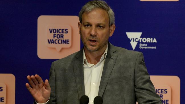 Victoria's chief health officer Brett Sutton should be as concerned about the welfare of young children. Picture: NCA NewsWire / Andrew Henshaw