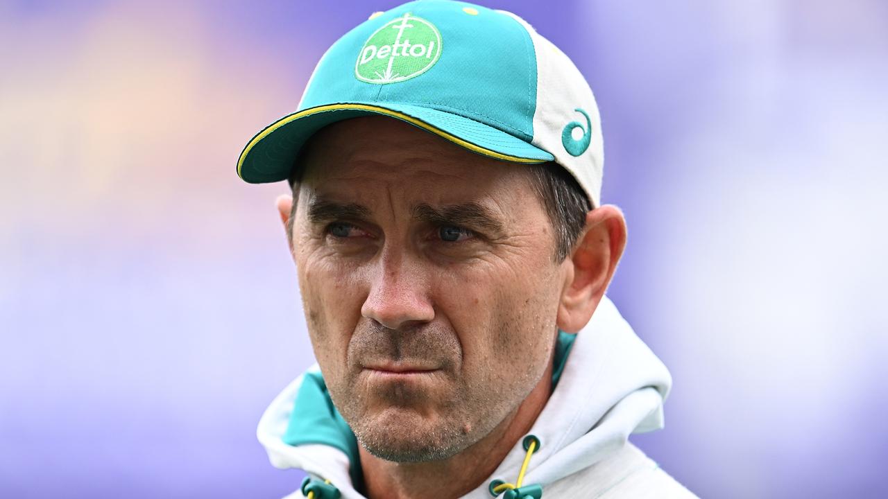 Justin Langer has been ousted as coach of the Australian cricket team (Photo by Steve Bell/Getty Images)