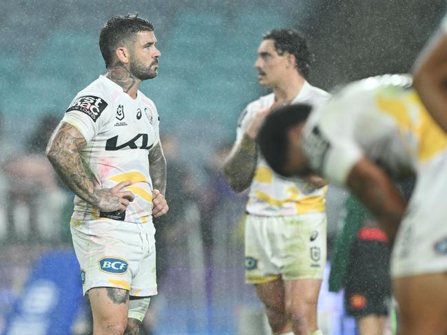 A dejected Adam Reynolds at full-time.
