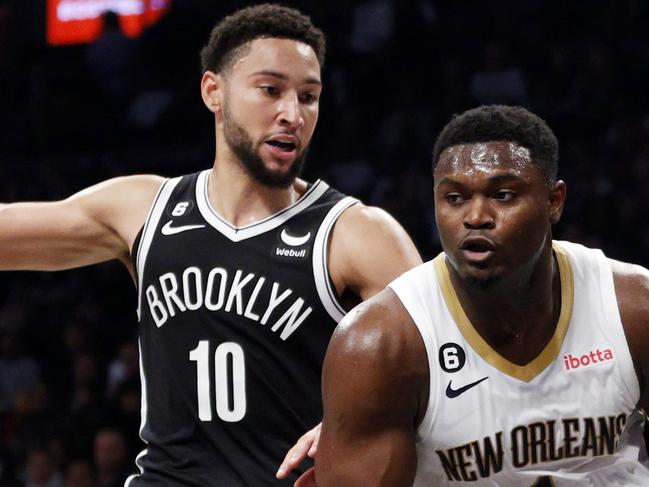 \Zion Williamson dominated Simmons. Picture: Getty Images