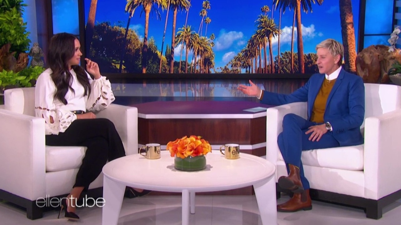 Supplied  Meghan Markle on Ellen. Picture: Ellen