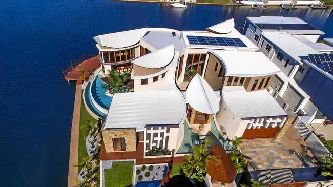 The unique home at 6 Rainbow Lane has been featured on Grand Designs Australia and Australia's Best Homes, and won numerous national awards. Picture: Contributed