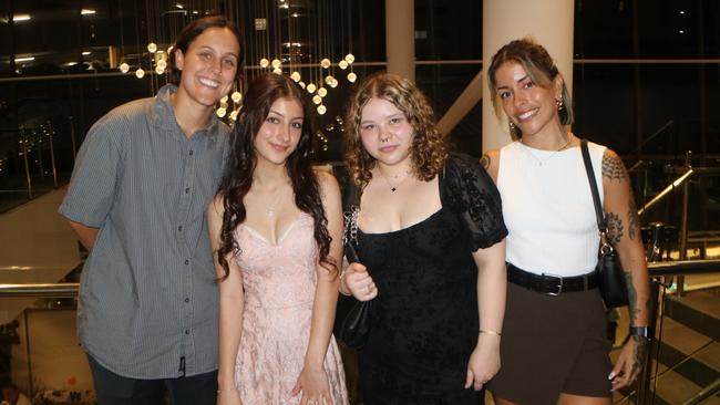 India Madin, Ellaina Parker, Alana Hadgkiss and Alex Elze.