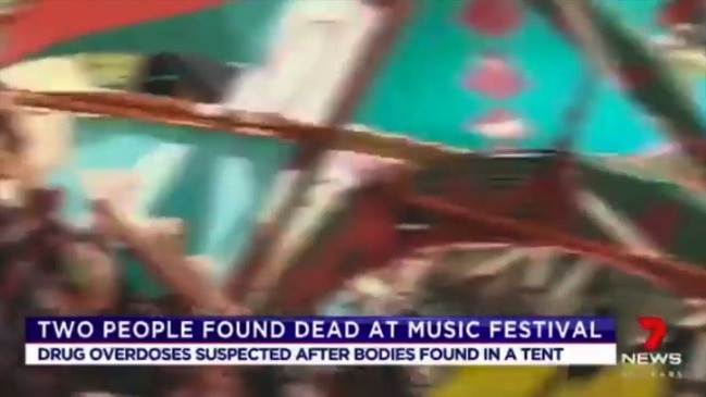 Two die at Queensland music festival (7 News)