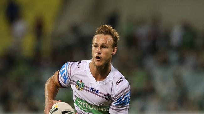 Manly's Daly Cherry-Evans has the backing of his team mates to play for Queensland. Picture Kym Smith