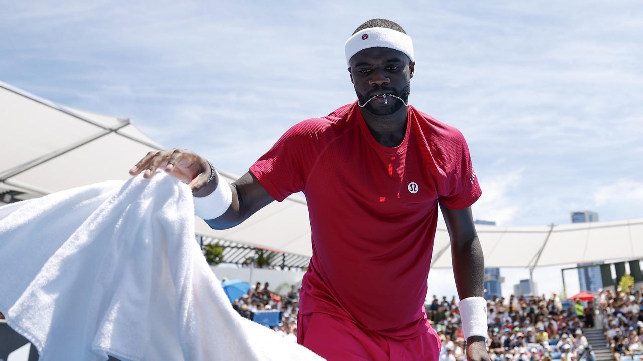 Tiafoe describes himself as a ‘night owl’ when it comes to playing in the middle of the Australian summer. Picture: Darrian Traynor / Getty Images