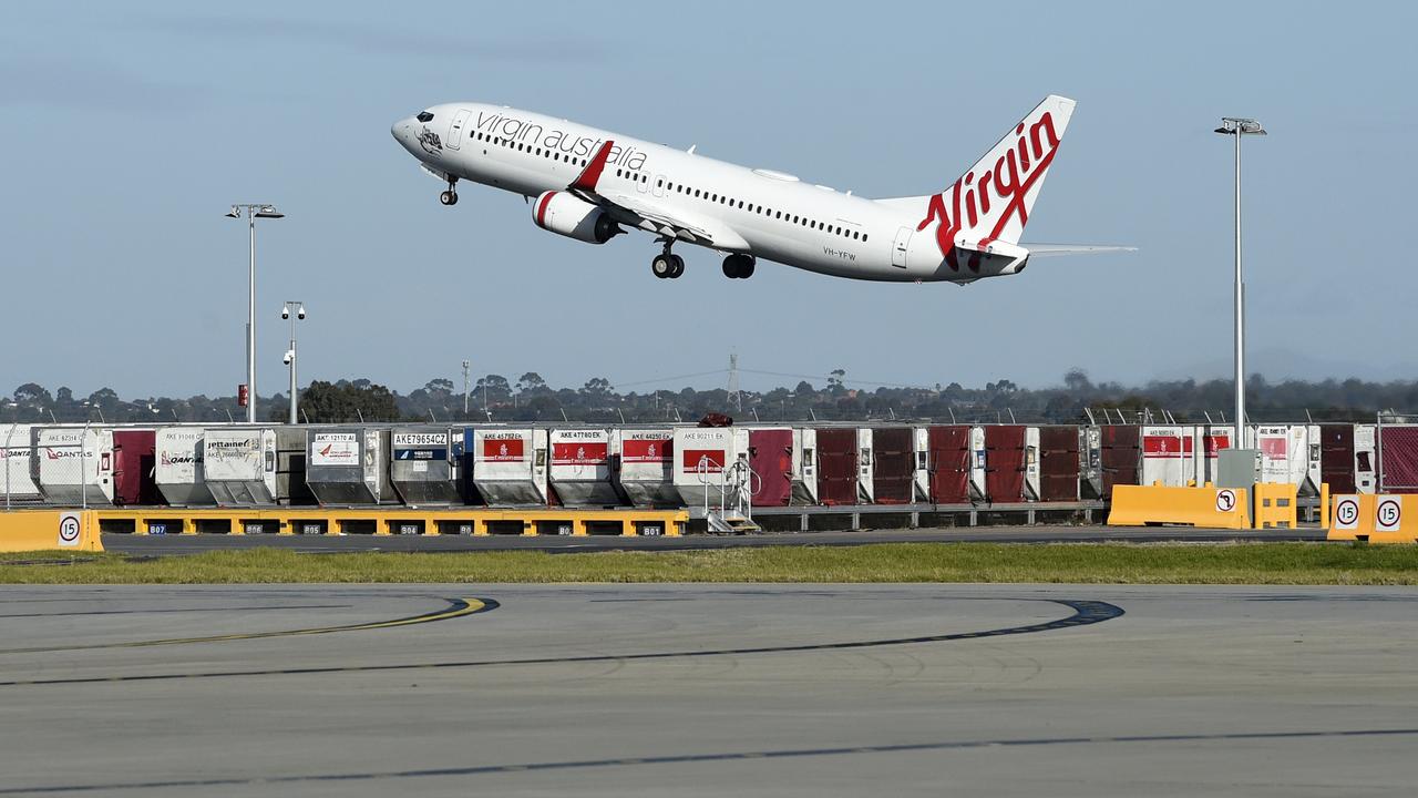 Virgin announces a flash sale with flights from $49. Picture: NewsWire / Andrew Henshaw