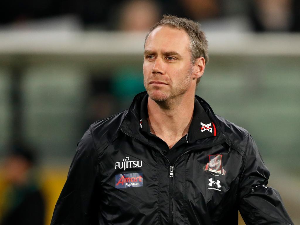 Coach Ben Rutten appears to be safe after comments made by Brasher. Picture: Dylan Burns/AFL Photos via Getty Images