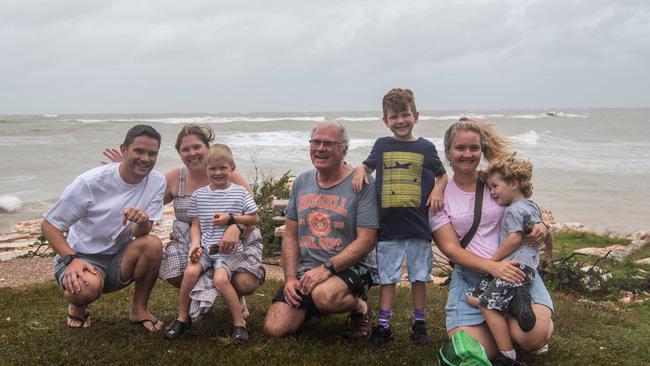 Knights and McGregor Family enjoying the weather in Nightcliff, Darwin. Picture: Pema Tamang Pakhrin