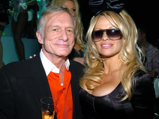 Pamela Anderson has opened up about life in the Playboy Mansion with Hugh Hefner.