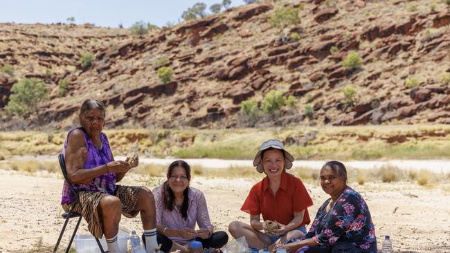 Poh Ling Yeow at Hermannsburg prior to her announcement as the Territory’s newest ambassador, January 2025. Picture: Supplied